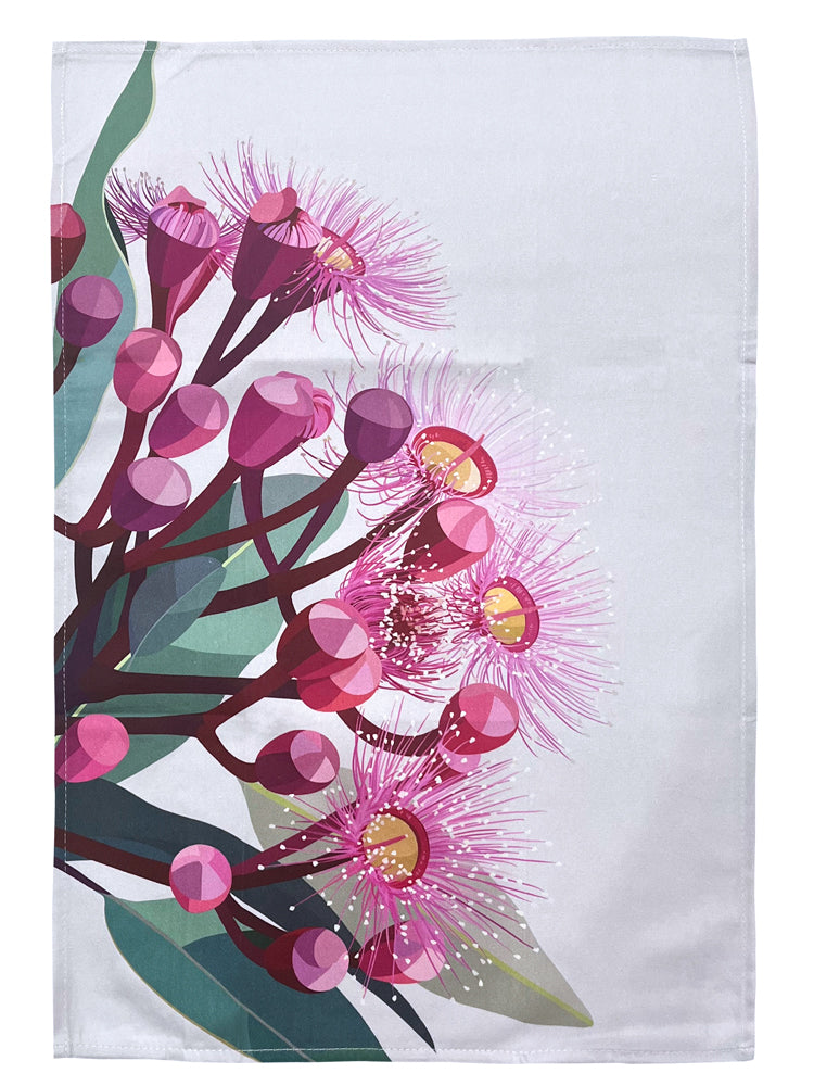 Flowering Gum 100% Cotton Twill Tea towel