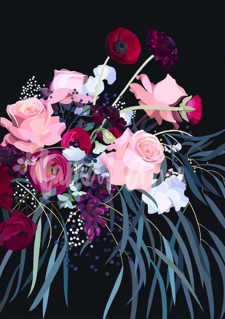 Fiona Floral Limited Edition Print