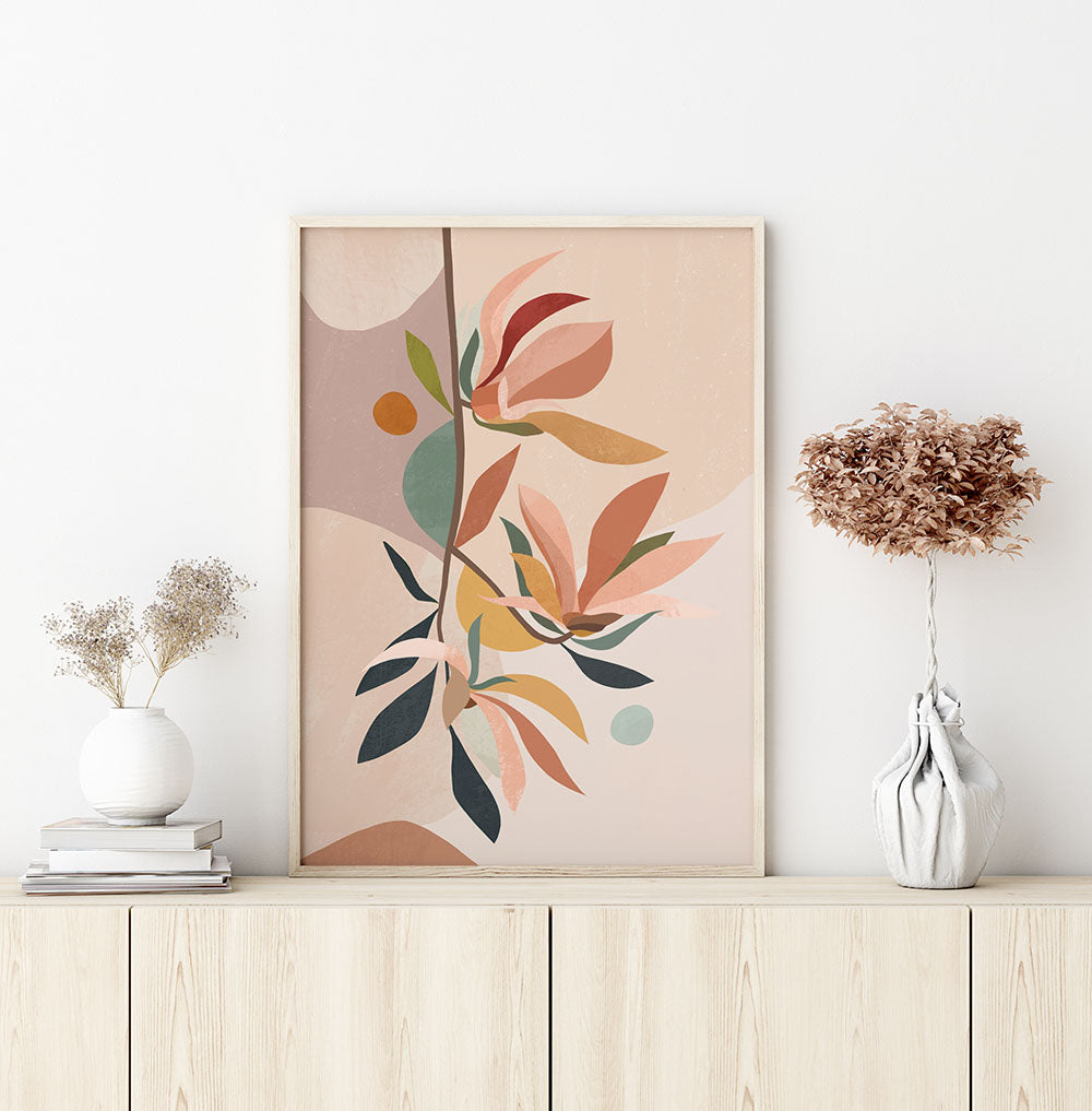 Magnolia Abstract Fine Art Print